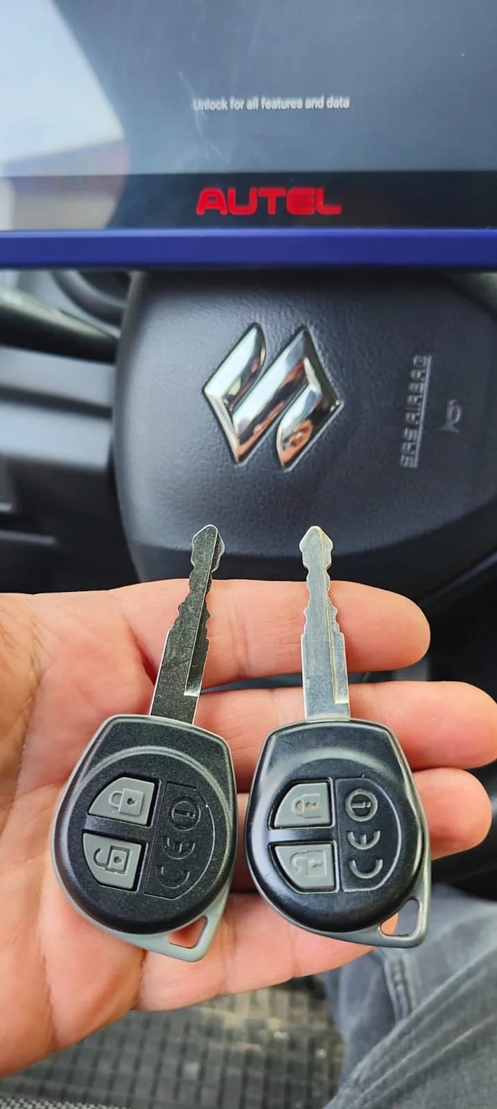 Cheie nouă programată pentru Suzuki Swift.