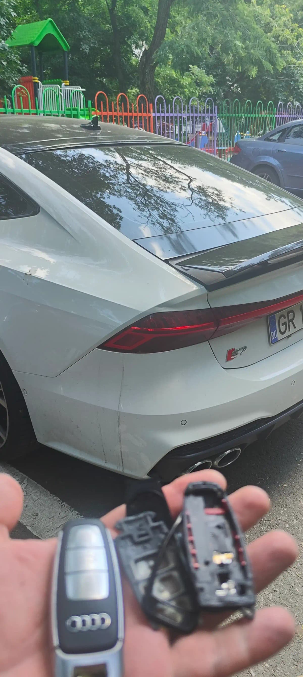 Audi S7 C8 2019 Smart Key programat pe loc — cheie de proximitate Audi Advanced Key