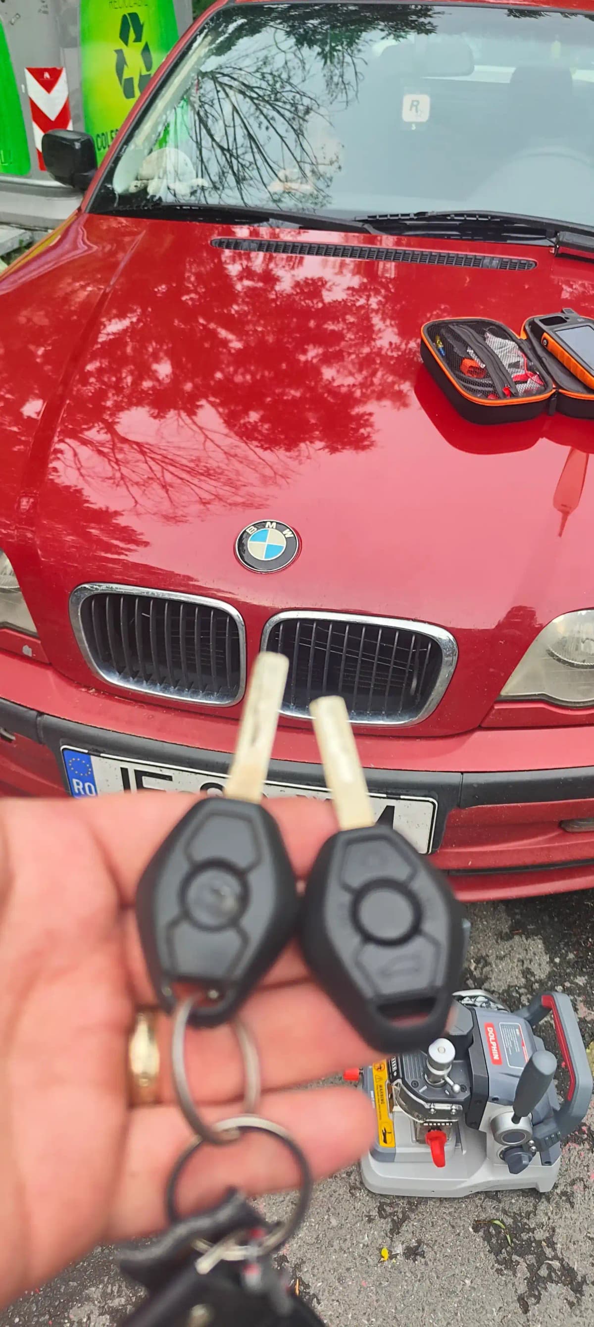 Copie de cheie făcută pentru BMW Seria 3 E46 2002, la clientul din Iași.
