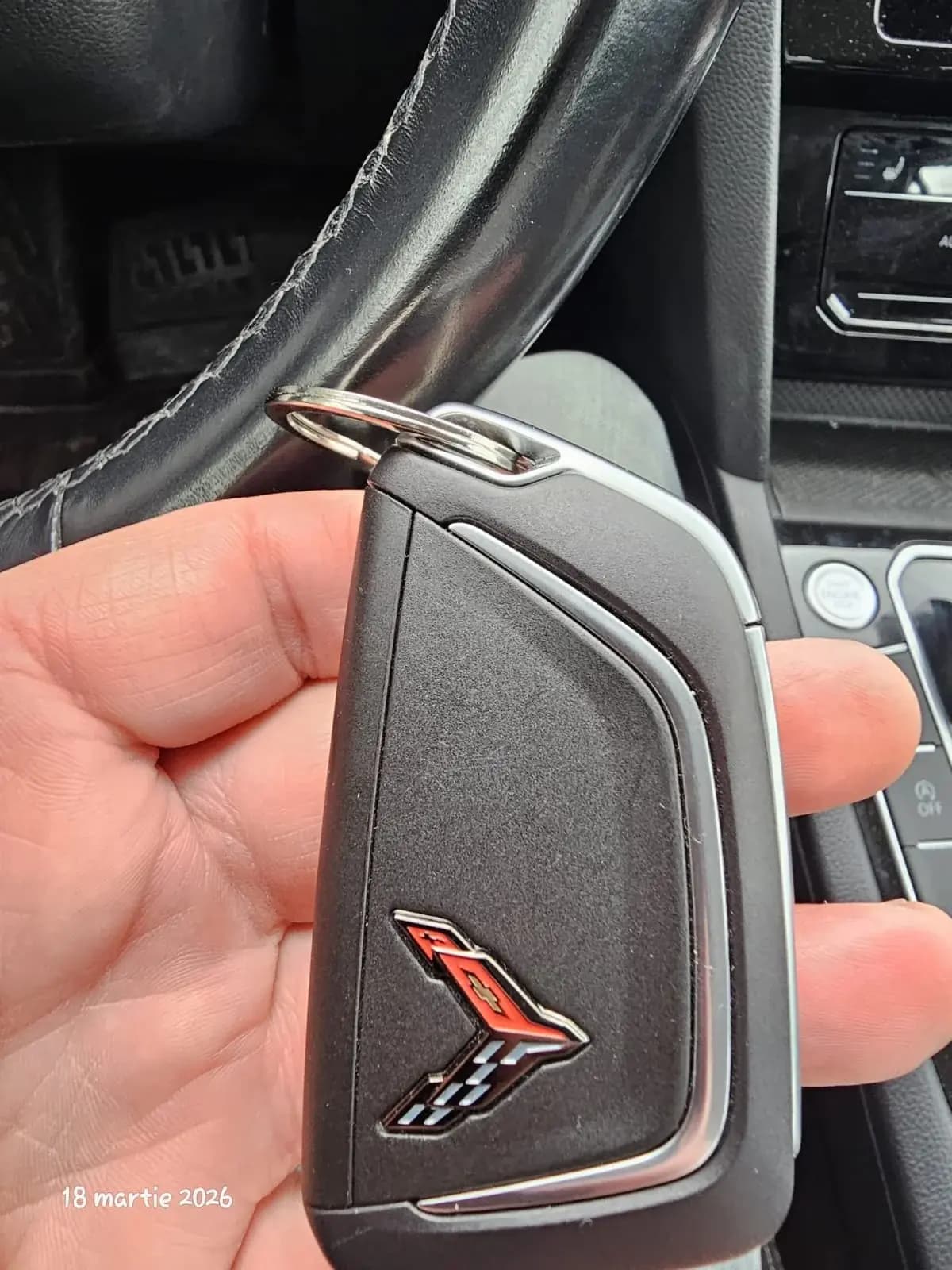 Cheie nouă programată pentru Chevrolet Corvette 2022, la clientul din Piatra Neamț.