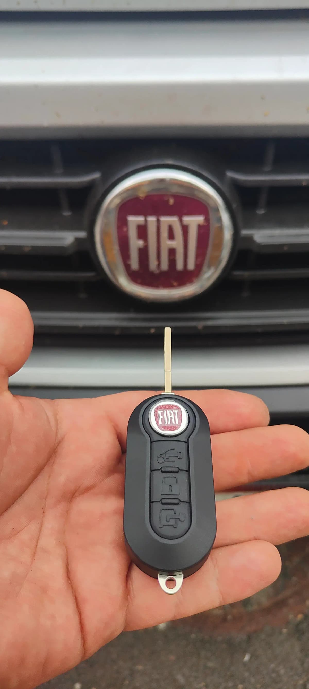 Cheie nouă făcută după pierderea cheii pentru Fiat Ducato 2020.