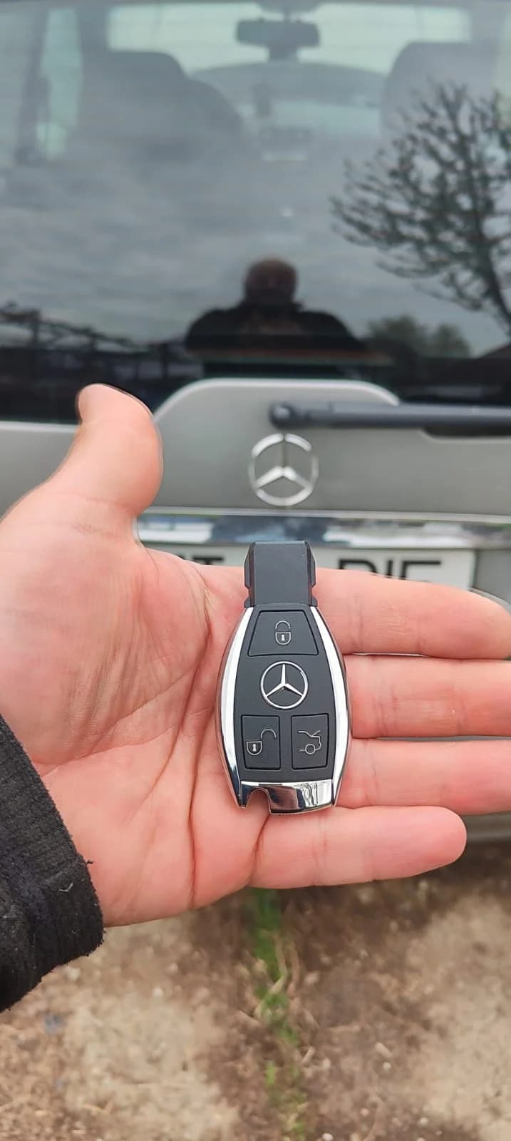Cheie nouă făcută după pierderea cheii pentru Mercedes A-Class.