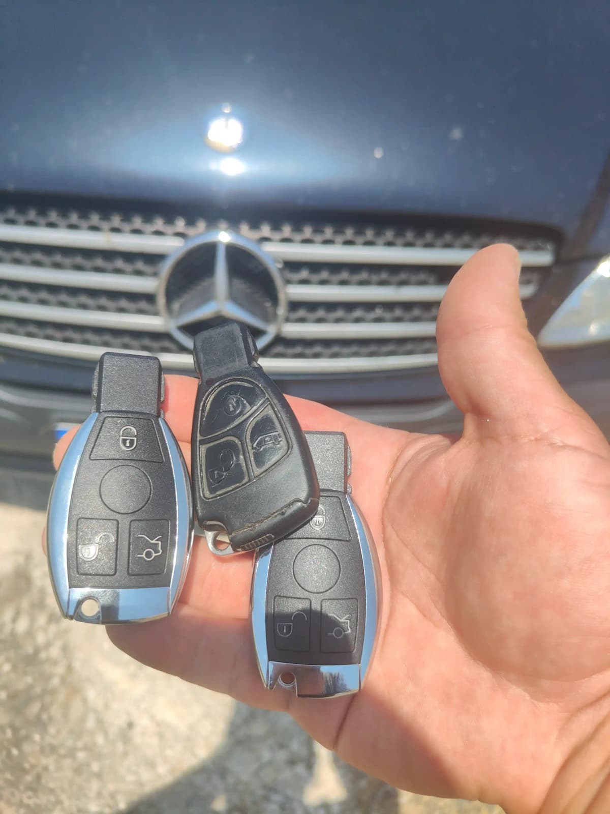 Cheie nouă programată pentru Mercedes C-Class W204.