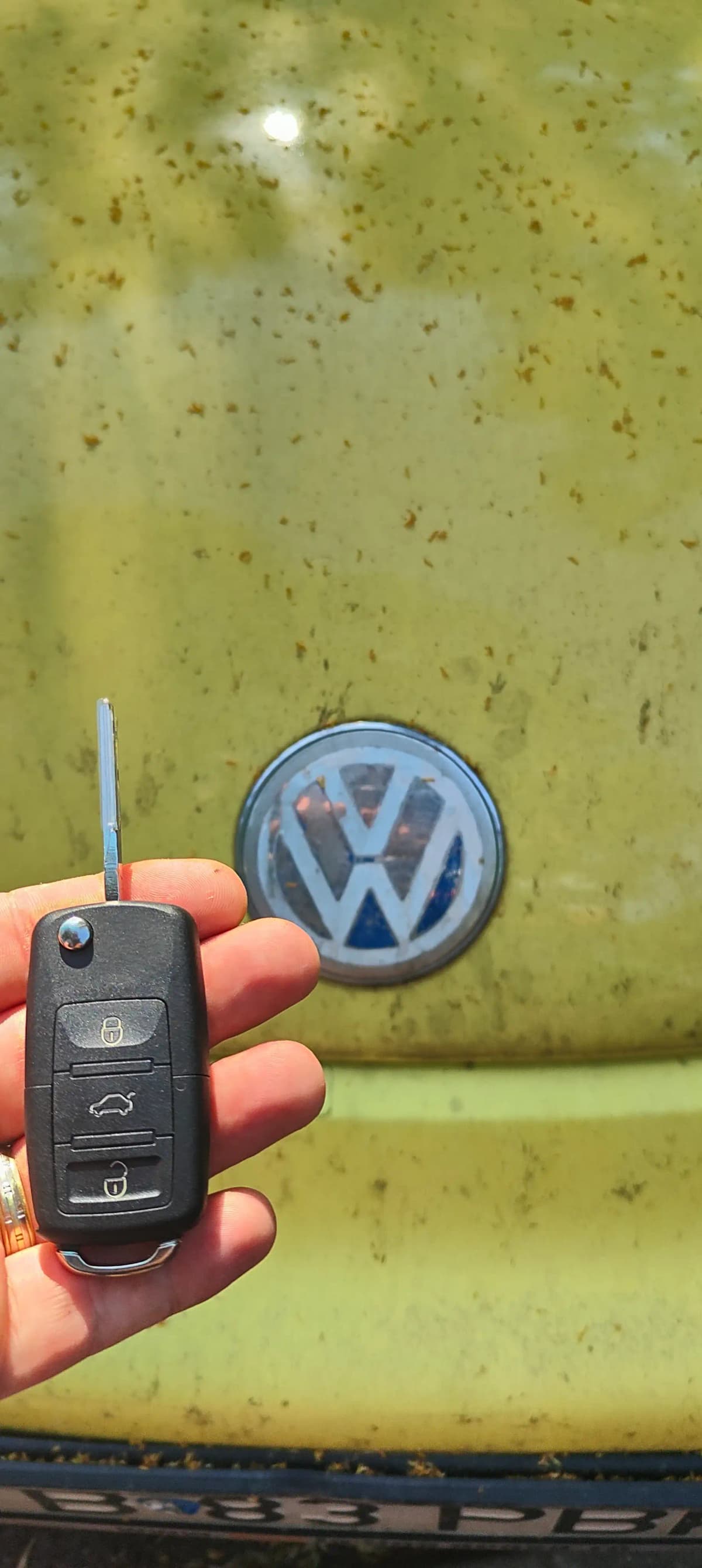 Cheie nouă programată pentru Volkswagen New Beetle 2002.