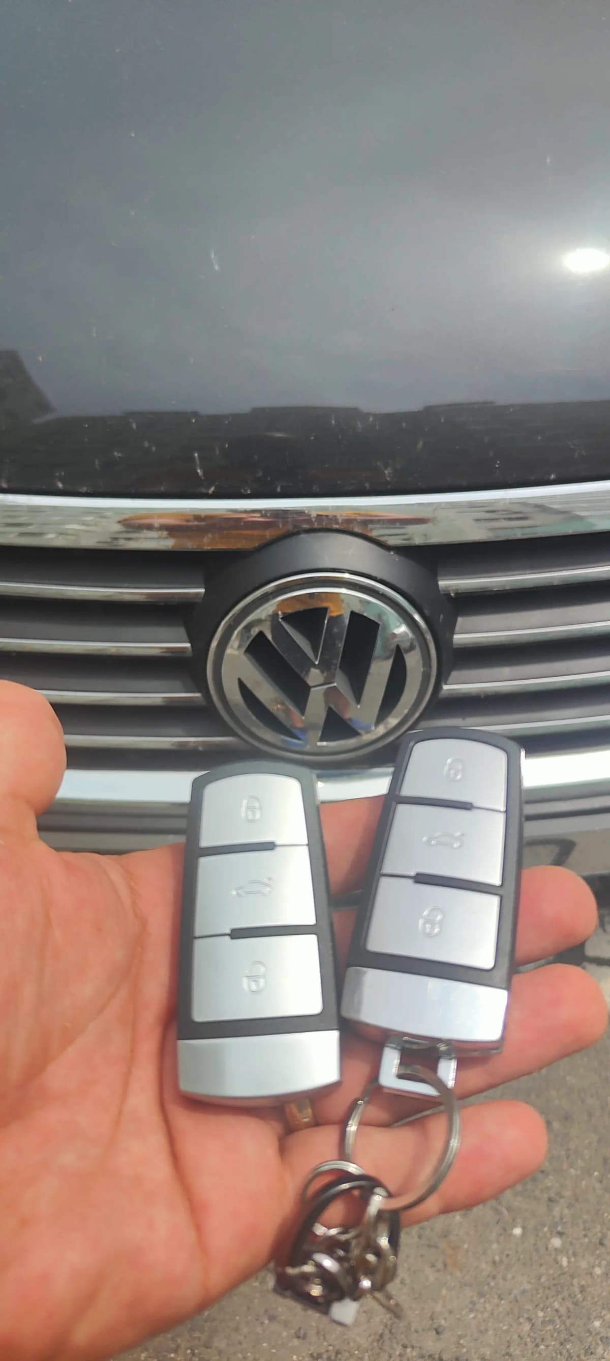 Copie de cheie făcută pentru Volkswagen Passat B7.