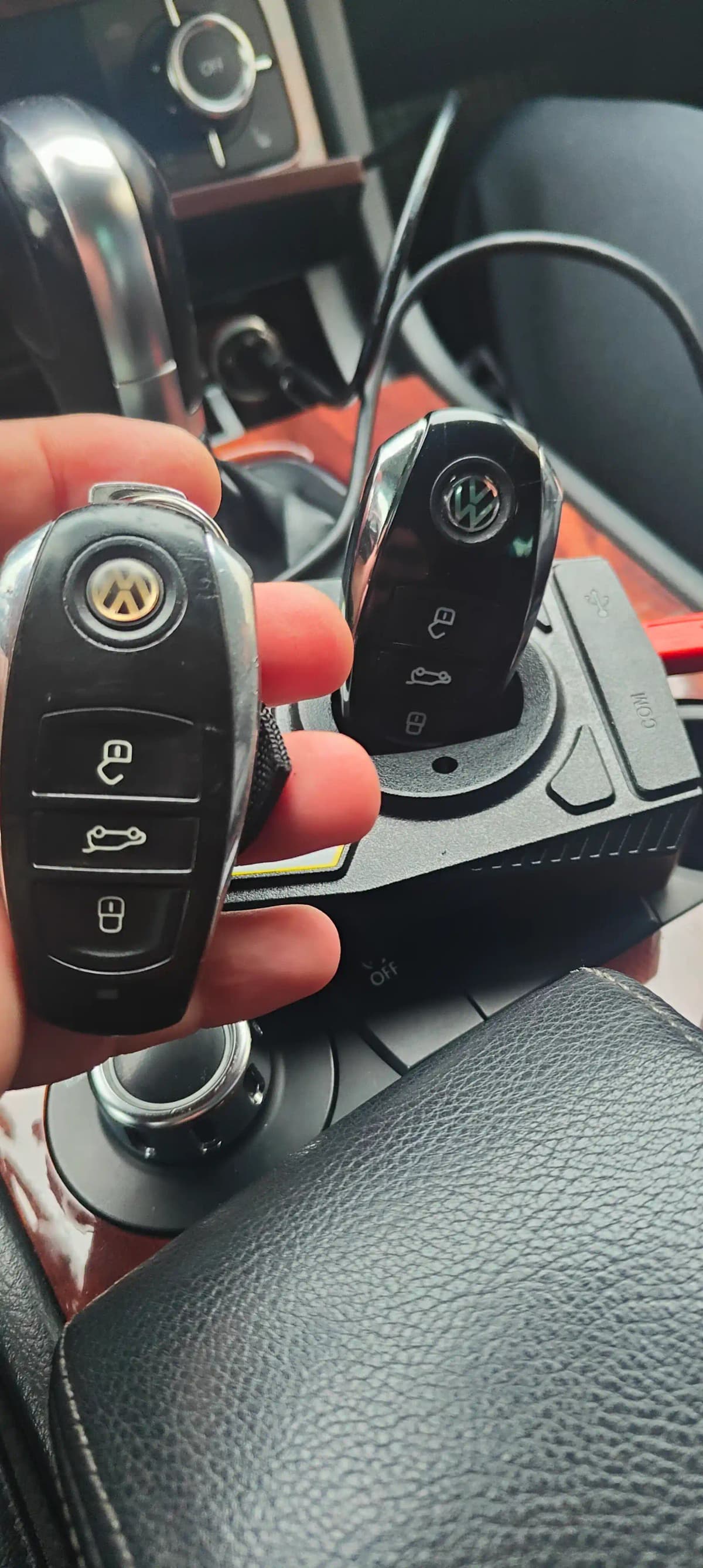 Cheie nouă programată pentru Volkswagen Touareg 2014.